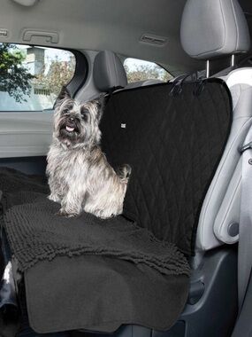 DGS Dog gone smart 3 in 1 Car Seat Cover black microfiber DGSDDCARSC19